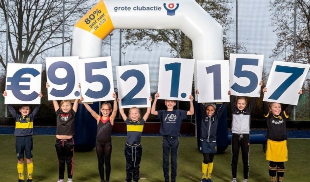 Grote clubactie groot succes