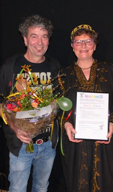 Sonja Huijs-Verberkt en haar man Ruud.