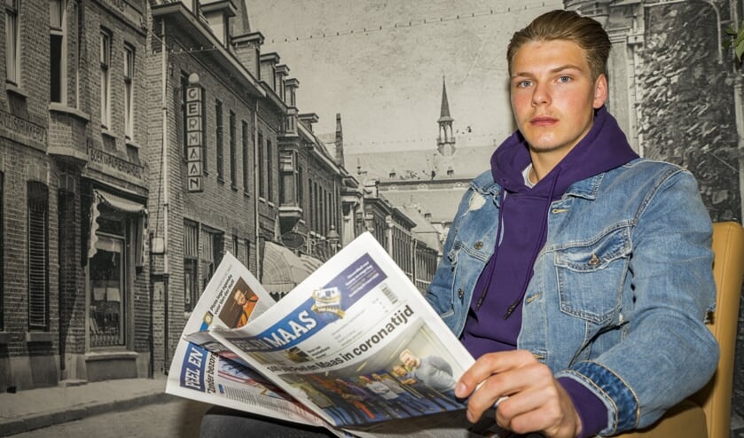 Stan van Dijck tekende deze week zijn eerste profcontract bij VVV-Venlo.