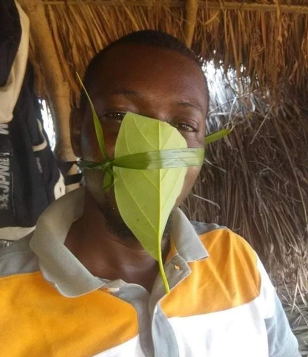 Mondmaskers voor Uganda in Afrika