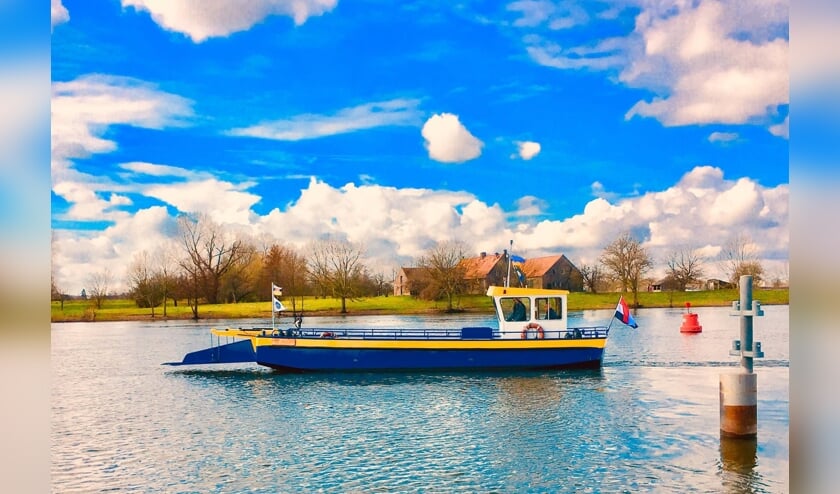 Het voet- en fietsveer Kobus gaat op 1 juni weer in de vaart.