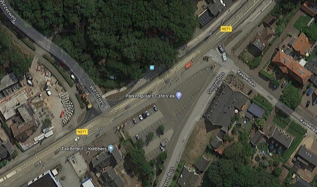 <p>Locatie waar de nieuwe rotonde moet komen</p>