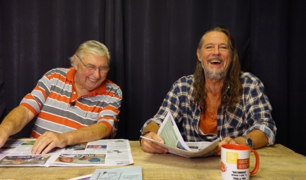Toon & Fred tijdens de opname van Watunweek