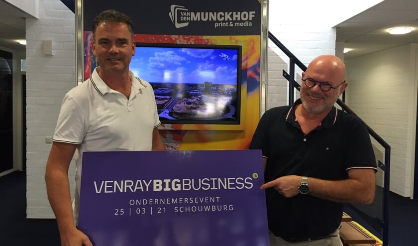 <p>Hoofdredacteur Ron Koenen (links) en directeur-eigenaar Christ van den Munckhof.<br><br><br><br></p>