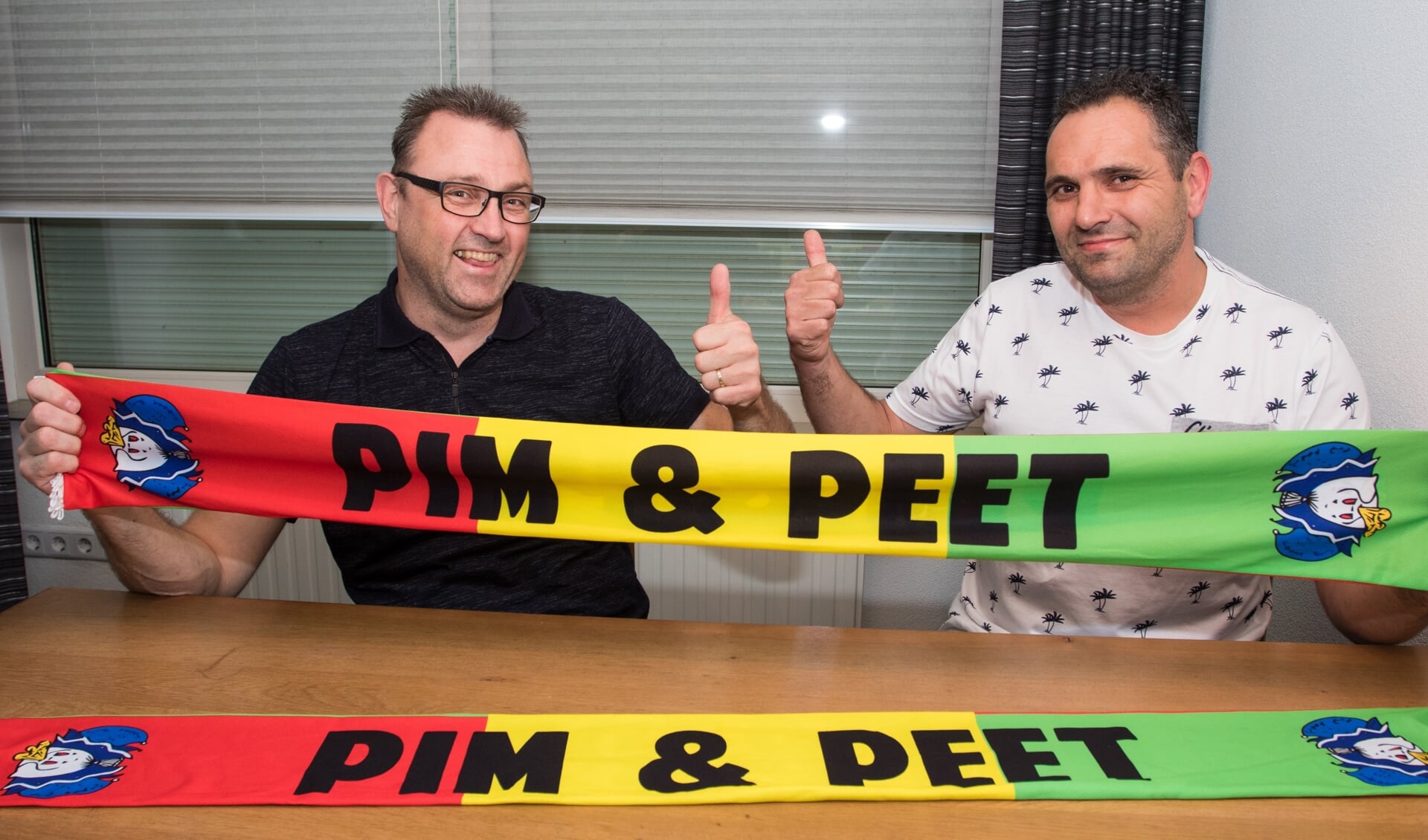 Het duo Pim & Peet is ook dit jaar present tijdens het liedjesfestival in Venray.