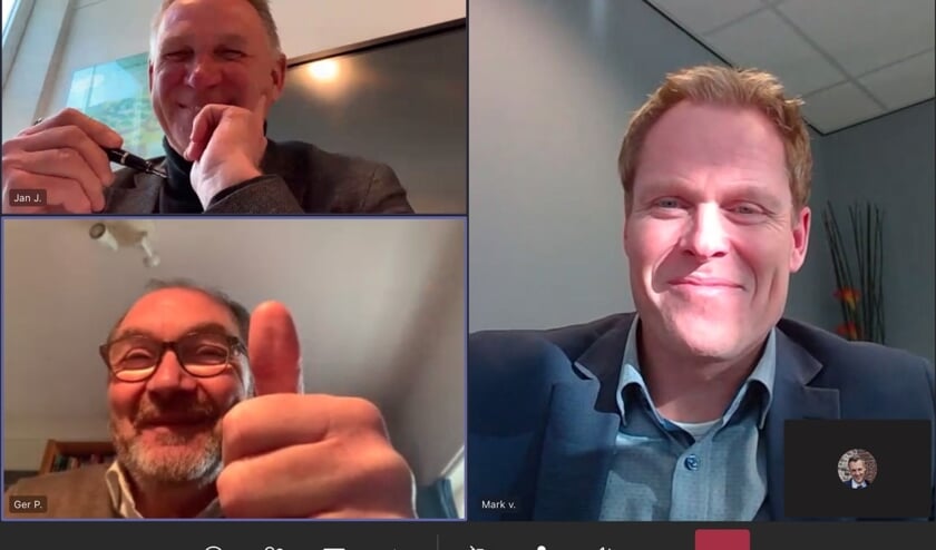 <p>Op de foto van linksboven met de klok mee: Jan Jennekens, Mark van Doorn en Ger Peeters.</p>