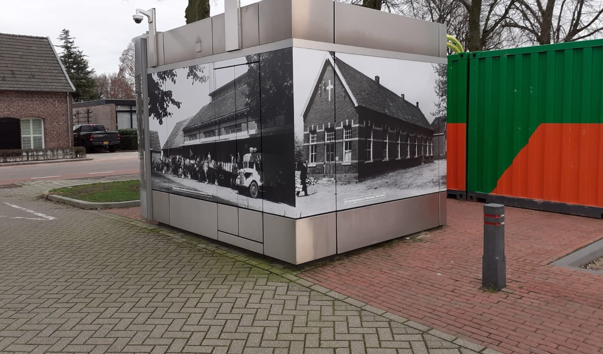 Historische foto’s op pinautomaat Leunen.