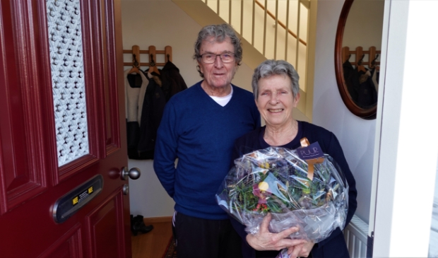 <p>Echtpaar Jan en Jannie Post 60 jaar getrouwd</p>