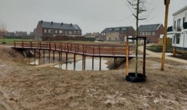 De wadi is een nieuw stukje natuur midden in de wijk Bessembiender