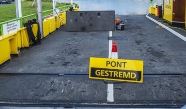 Veerpont Vierlingsbeek-Bergen vanaf zondag 31 januari voorlopig gestremd