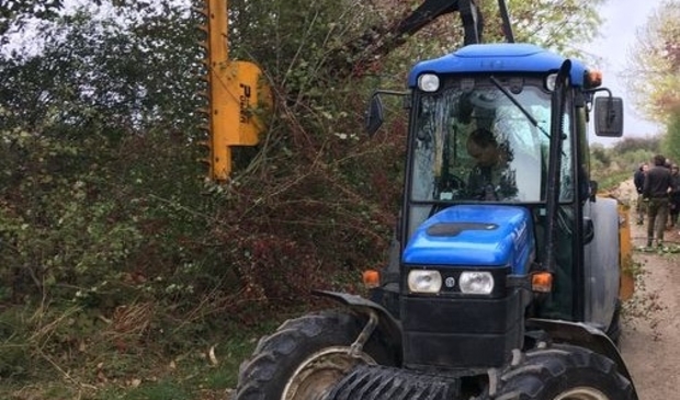 Onderhoud aan de Maasheggen in de gemeente Gennep