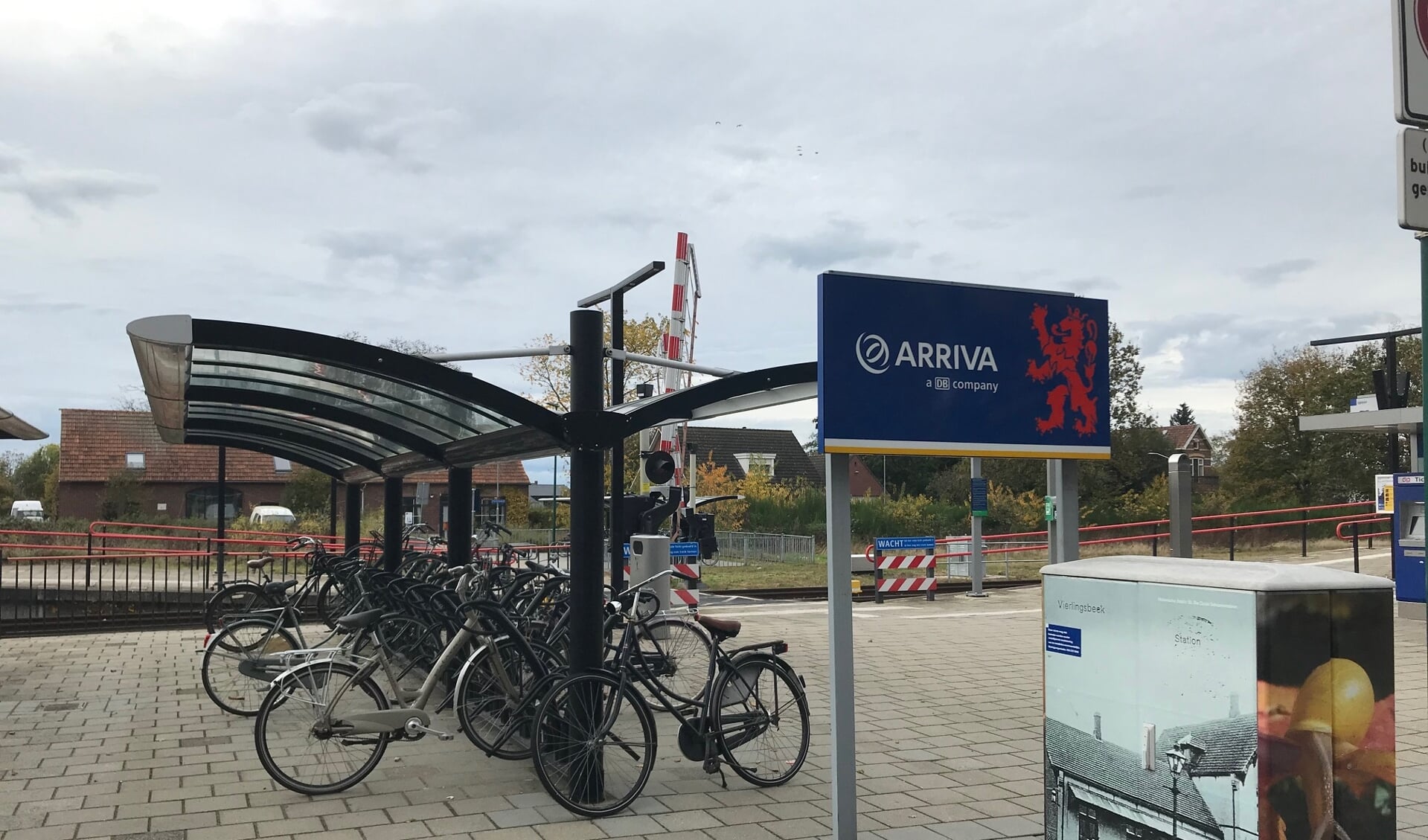 Het station in Vierlingsbeek. 
