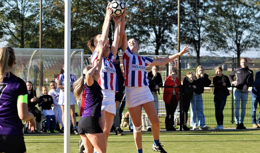 <p>Maud Arts (rechts) en Marloes Cox zijn de baas onder de korf.</p>