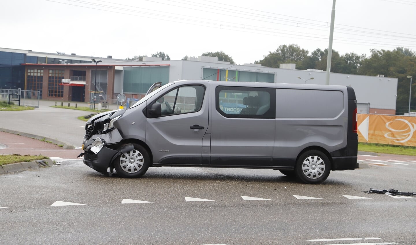 Ongeval op kruising aan De Voorde in Oostrum. 