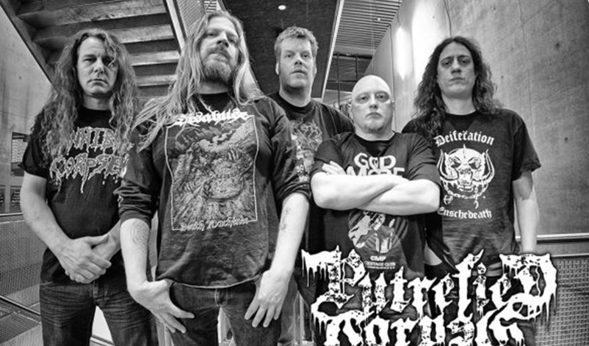De band Putrefied Corpse treedt op in Gryphus op zaterdag 20 november. 