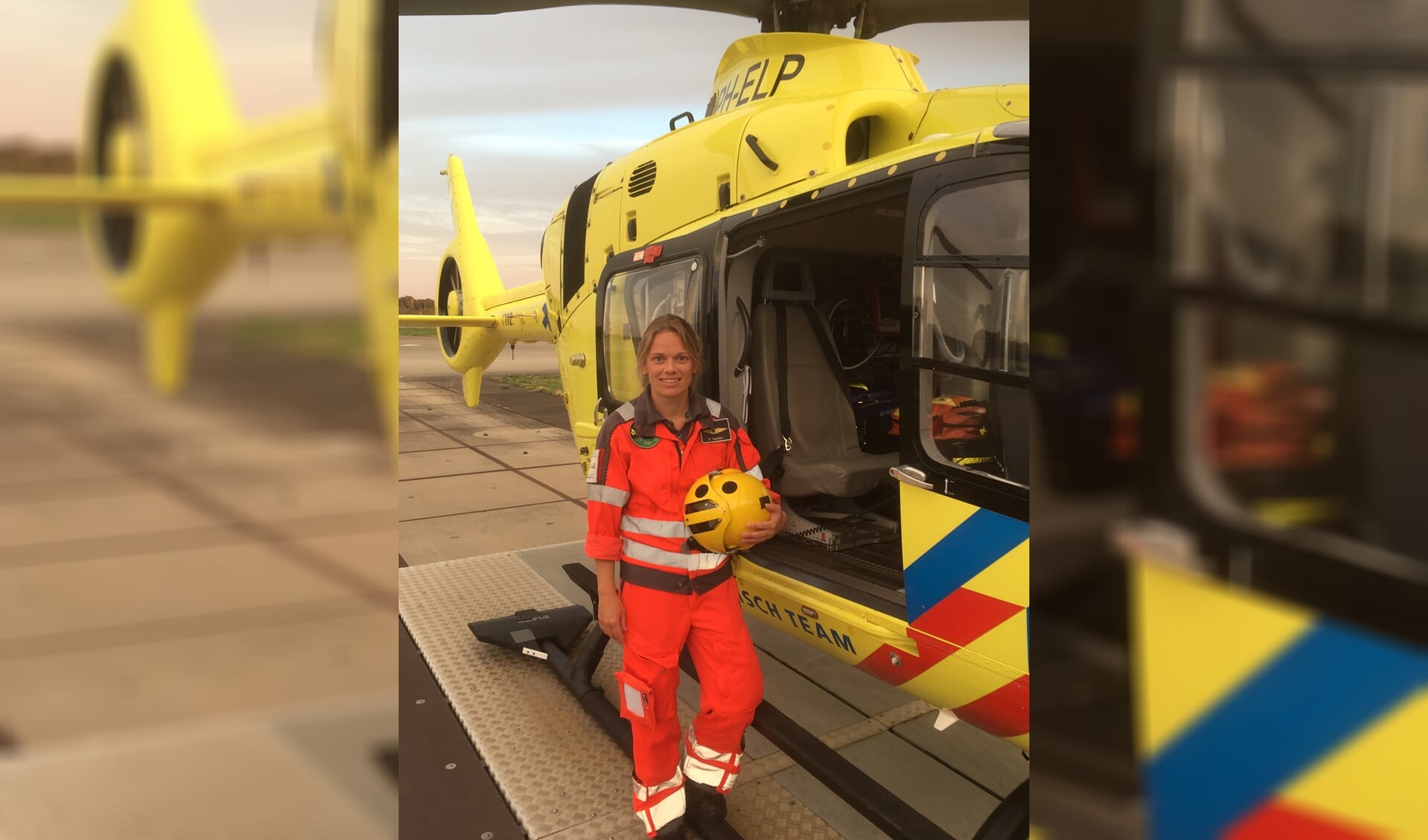 Marijn Tacken uit Vierlingsbeek is arts op een traumahelikopter.