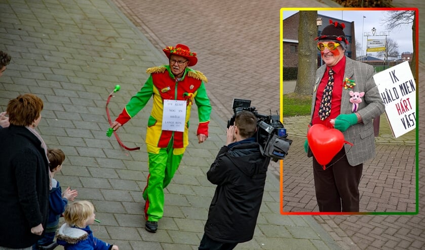 <p>Hay Jeuken (links) en Hermans Zegers doen mee met de Einzelgängeroptocht van L1.</p>