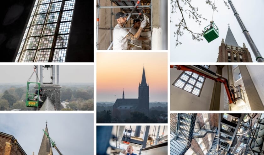 <p>Een collage van de werkzaamheden. </p>