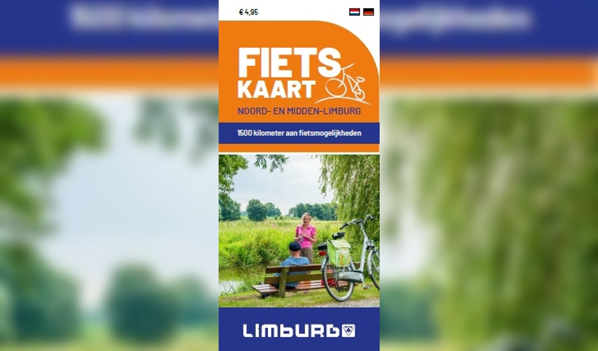 Nieuwe fietskaart Noord- en Midden-Limburg.