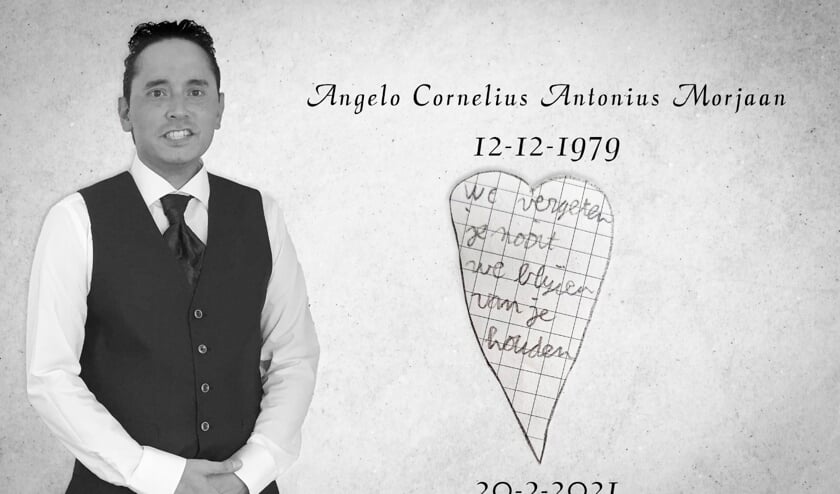 <p>Angelo Morjaan overleed plotseling op 20 maart van dit jaar.</p>