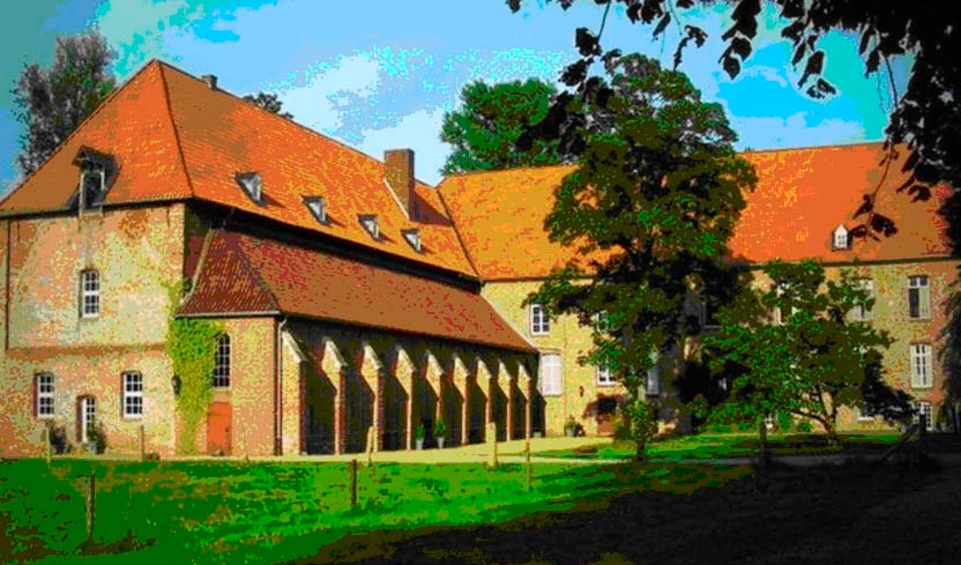 Het klooster Graefenthal. 