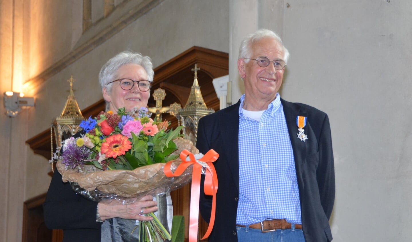 Ernest en Rita Raedts werden in het zonnetje gezet.