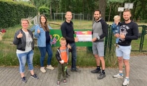 Sportieve gift voor stichting Speelvoorziening Well