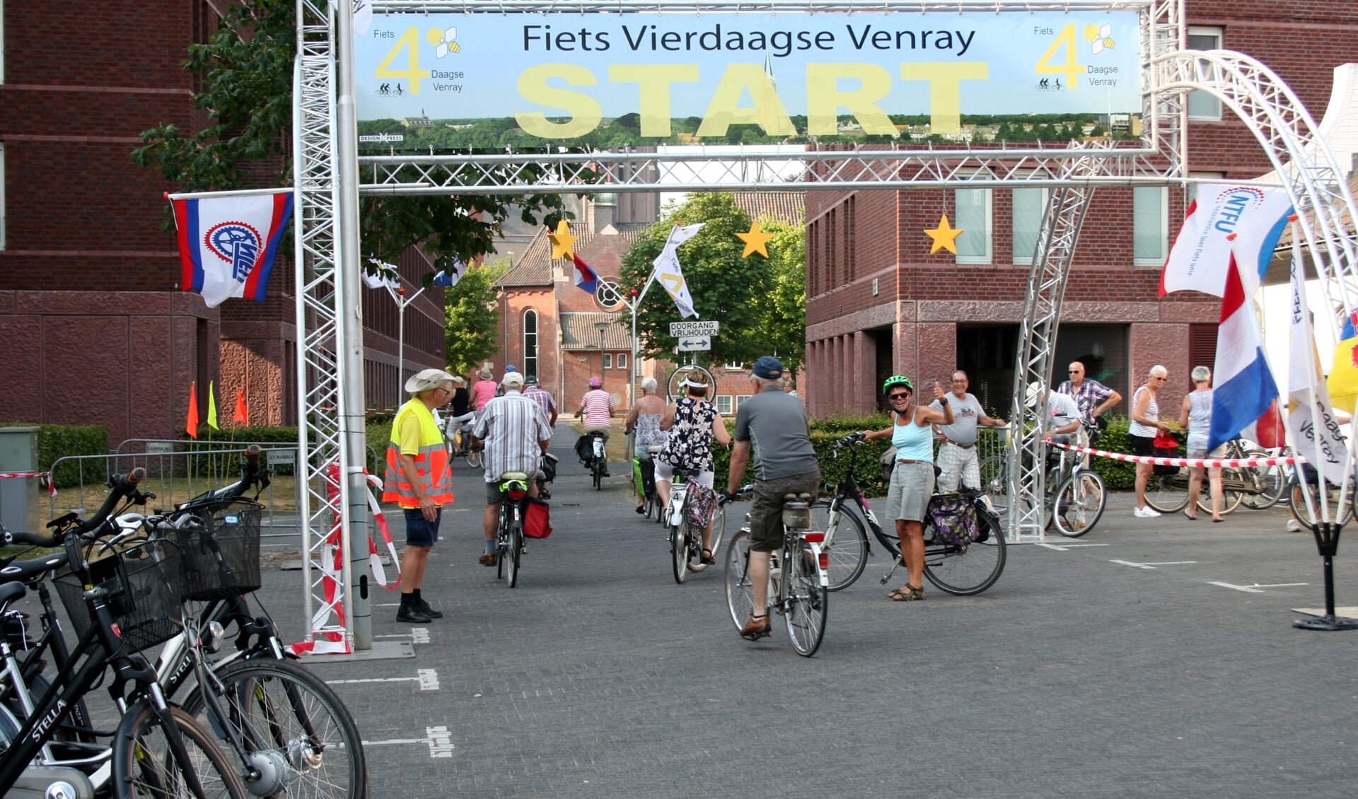 De Venrayse fietsvierdaagse vindt dit jaar binnen de coronarichtlijnen plaats van 20 t/m 23 juli. 