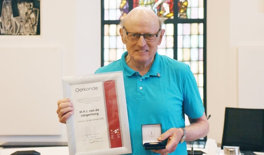 <p>Max van de Langenberg is donderdag in het zonnetje gezet. </p>