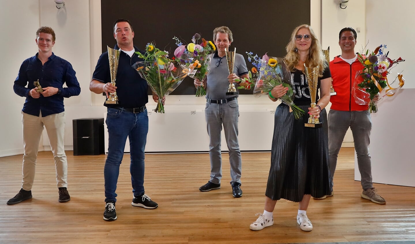 De winnaars van de kermisprijzen in 2021.