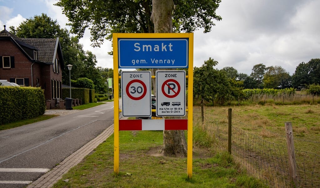 Op de komborden in de gemeente Venray komen niet de dorpsnamen in het dialect te staan. 