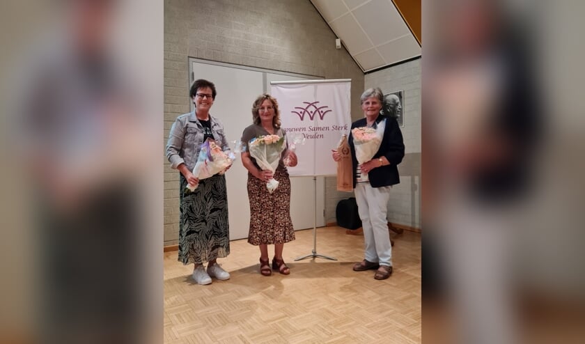 <p>Mariëlle Clephas (links), Connie Timmermans en Nelly van Staveren.</p>