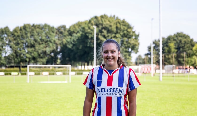 <p>Maud Zanders: "Ik moet meer schieten als ik de kans krijg."</p>