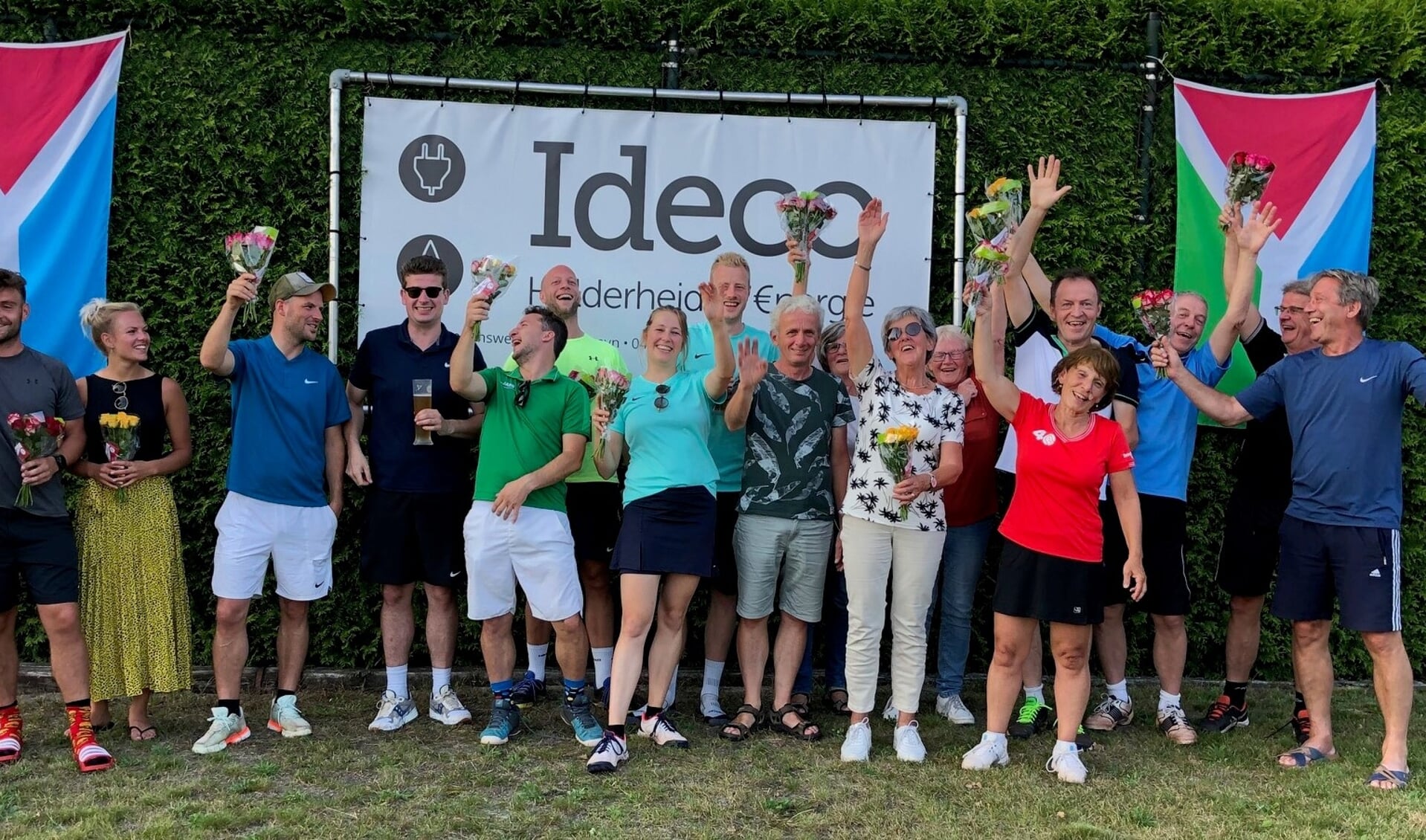 De winnaars van de Ideco Energie Advies Open 2021 in Ysselsteyn.