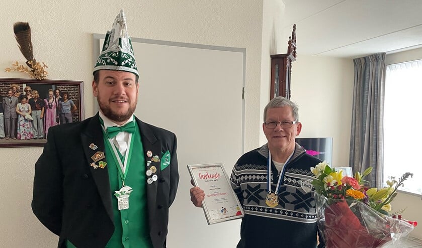 Oorkonde voor Herman Reijnen.