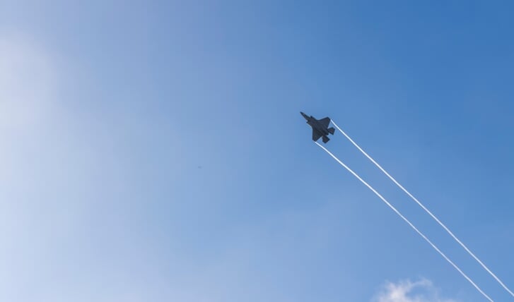 Dinsdag scheerde de F-35 over de regio Venray en Land van Cuijk. 