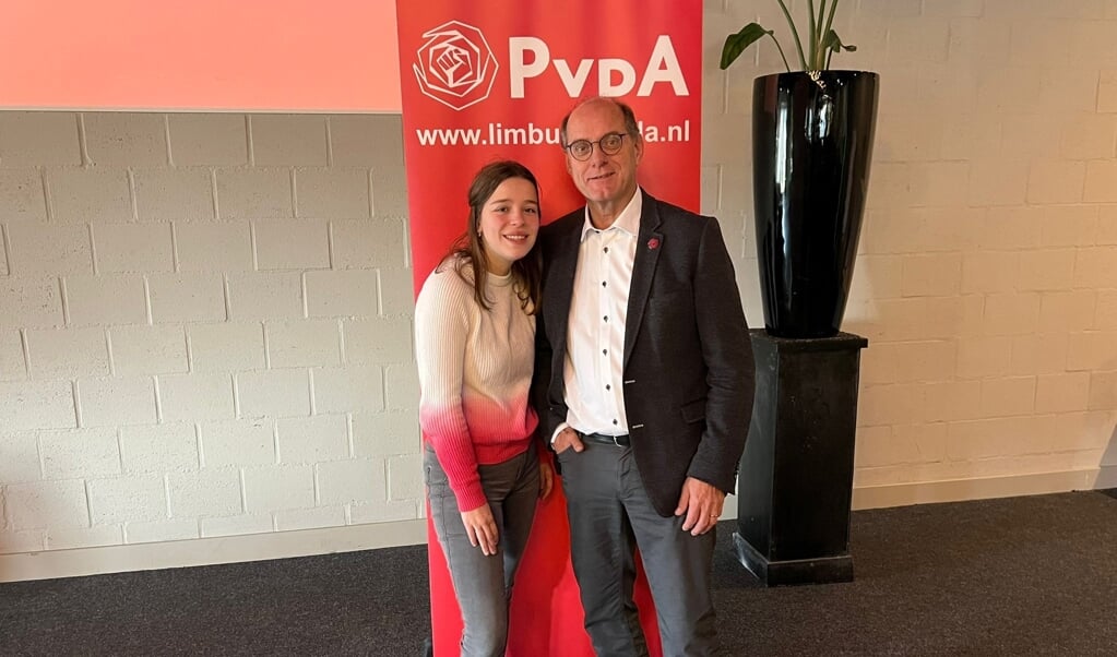 Lotte Demarteau en Henk Bisschops staan op de PvdA-lijst voor de Provinciale Statenverkiezingen. 