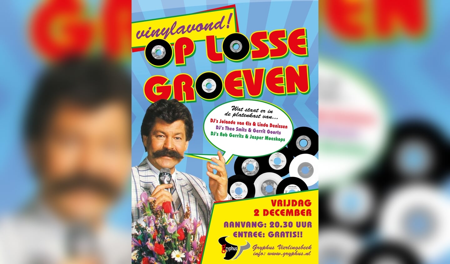 Gryphus presenteert op vrijdag 2 december Op Lossse Groeven.