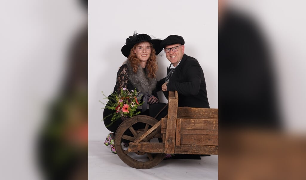 Tom en Maartje van der Heijden, boerenbruidspaar D'n Bok. 
