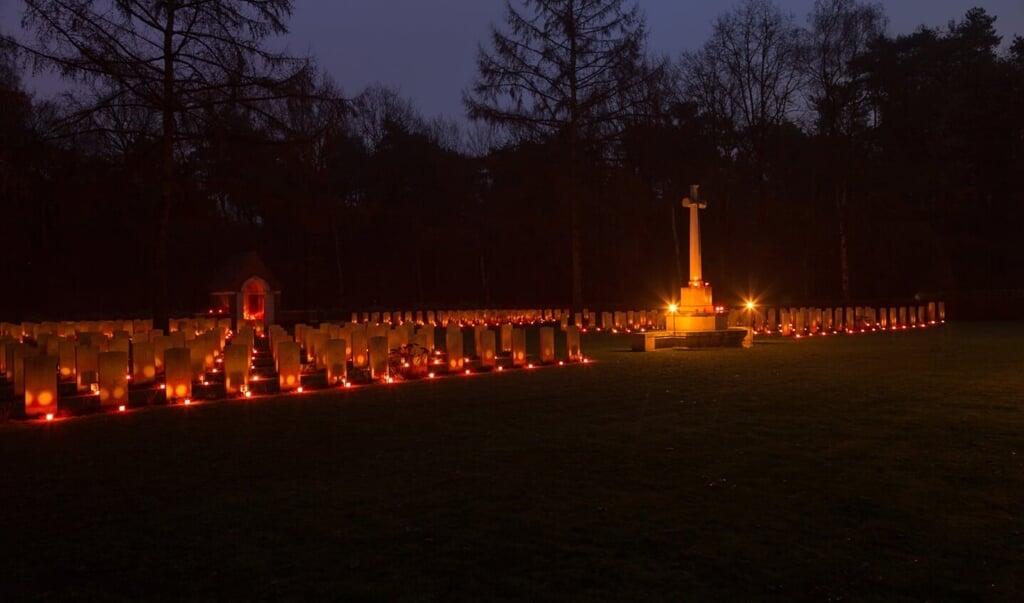 Archieffoto Overloon War Cemetery, een Brits ereveld aan de Vierlingsbeekseweg in Overloon. 