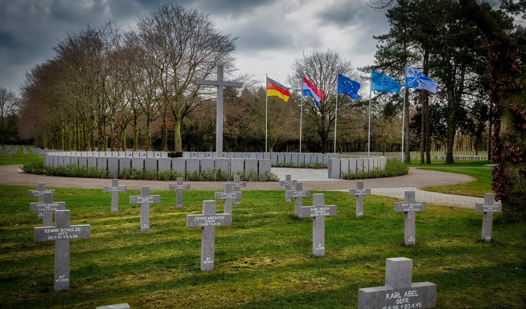 De Duitse oorlogsbegraafplaats in Ysselsteyn.
