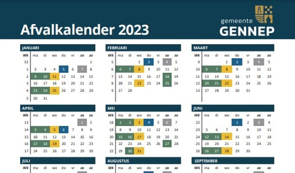 Afvalkalender 2025 - MaasduinenCentraal de regio ... dat zijn wij