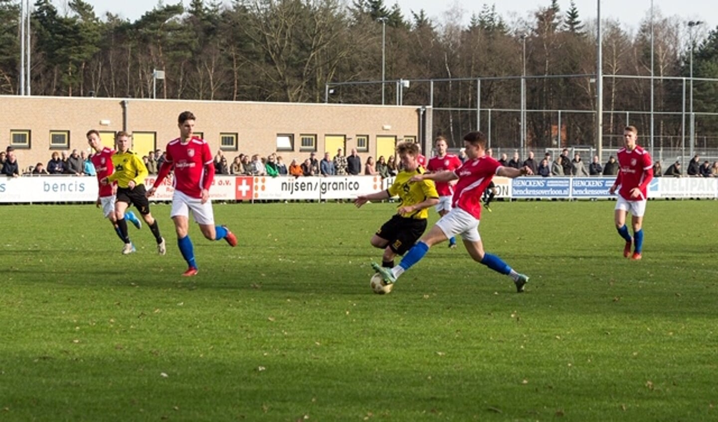 SV Venray won zondag de derby tegen SSS'18: 0-1. 