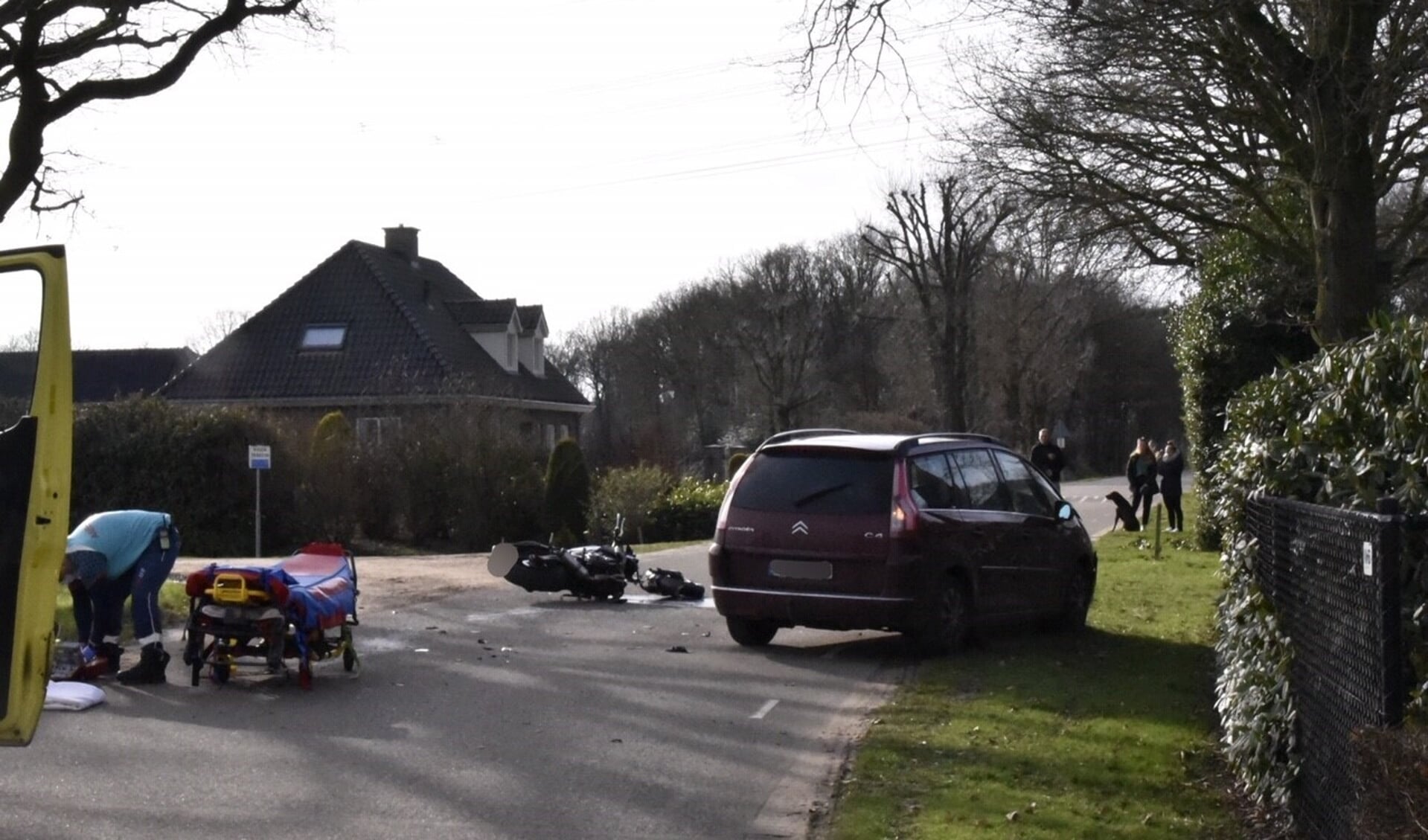 Motorrijder gewond op de Haag in Merselo