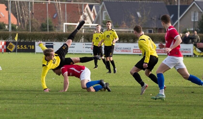 SV Venray won zondag de derby tegen SSS'18: 0-1.