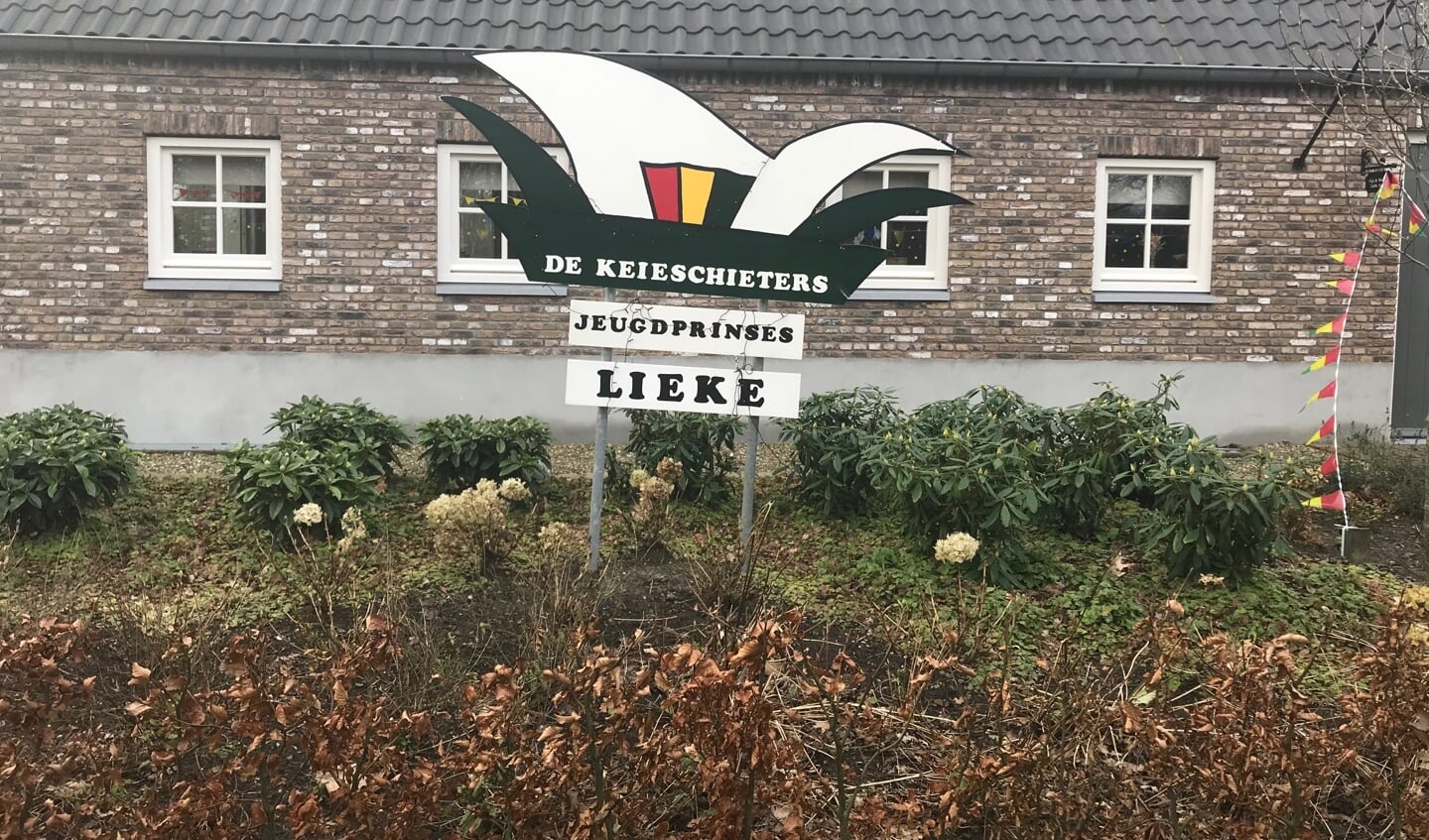 Hier woont jeugdprinses Lieke, dat is duidelijk.