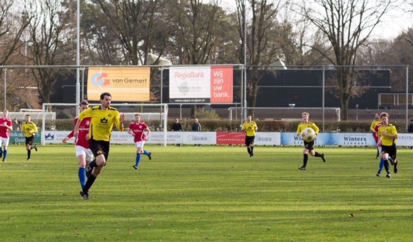 SV Venray won zondag de derby tegen SSS'18: 0-1.