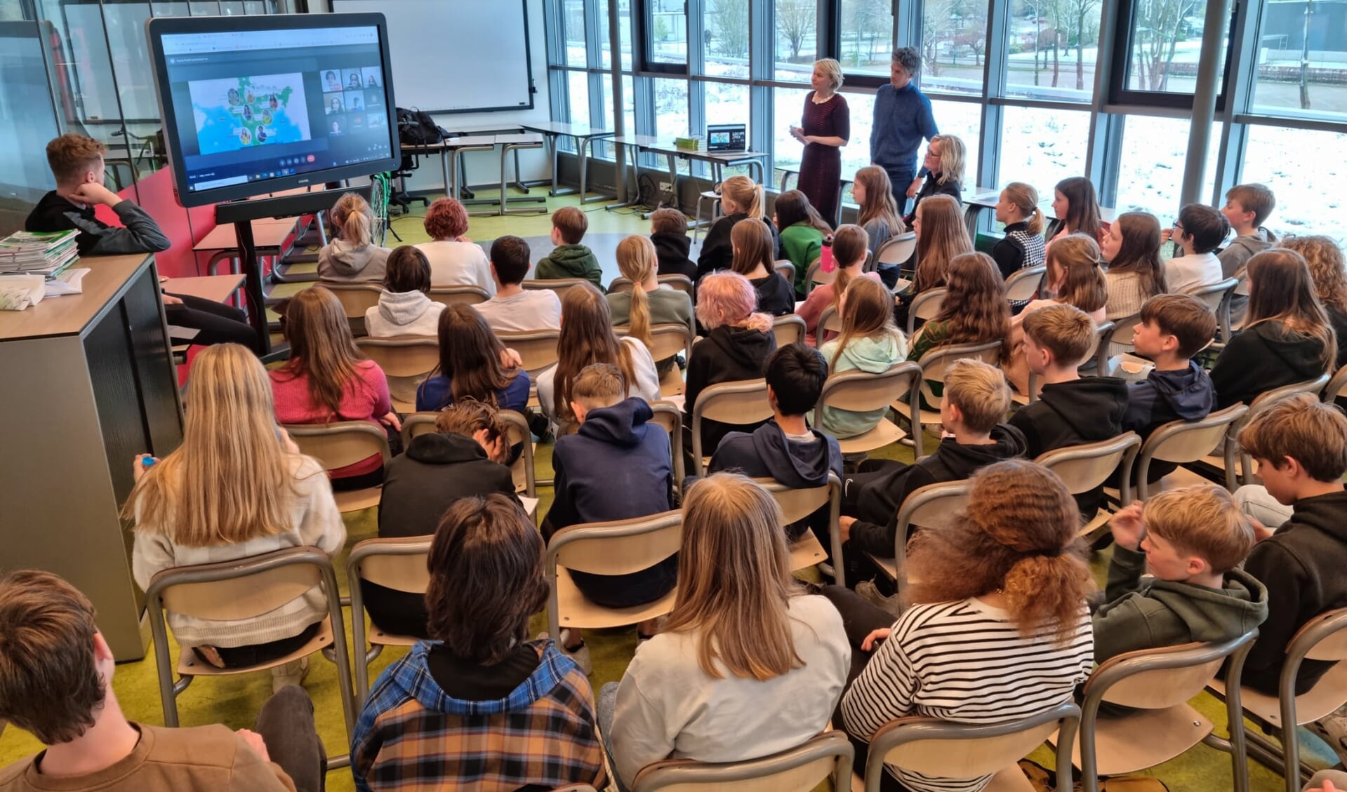 Googlemeeting bij Metameer jenaplan Boxmeer