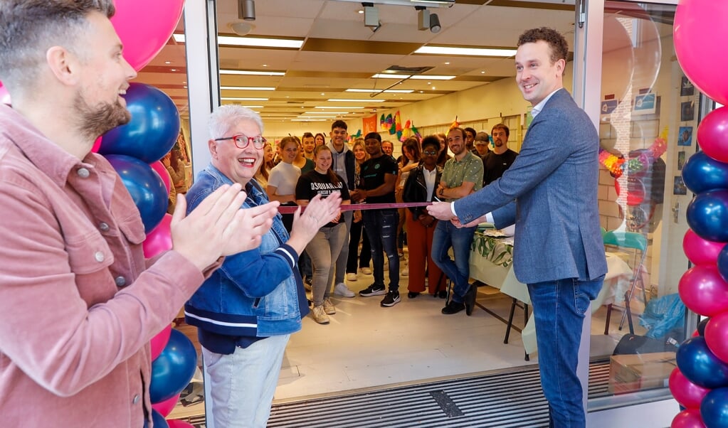 Martijn van der Putten van Gilde Opleidingen opende de pop-upstore afgelopen dinsdag.