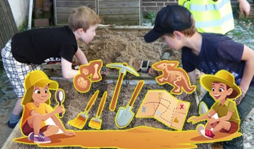 Kinderen aan de slag als archeoloog